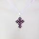 Small Cross - Theonie-Violet Organza - 1